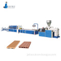 wpc profile production line with cutting machine